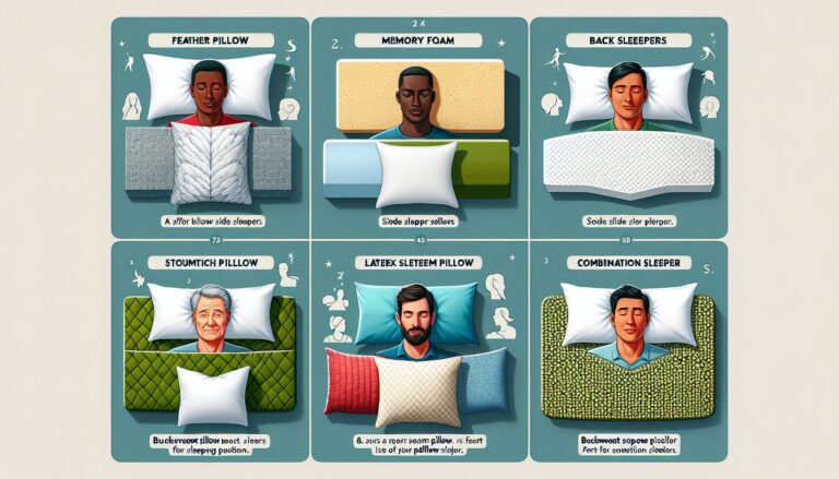 How Pillows Differ by Material and Sleep Position