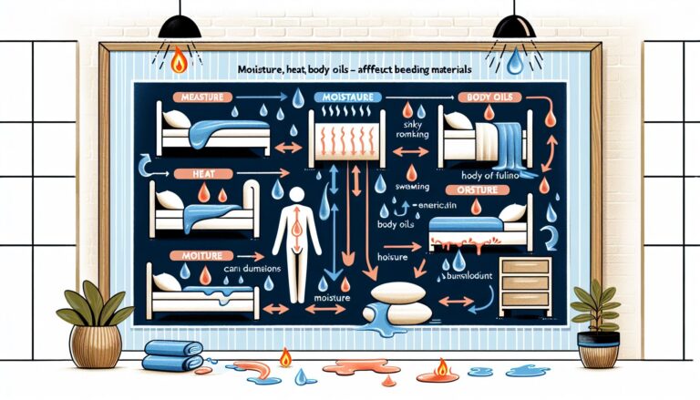 How Moisture, Heat, and Body Oils Affect Bedding Materials