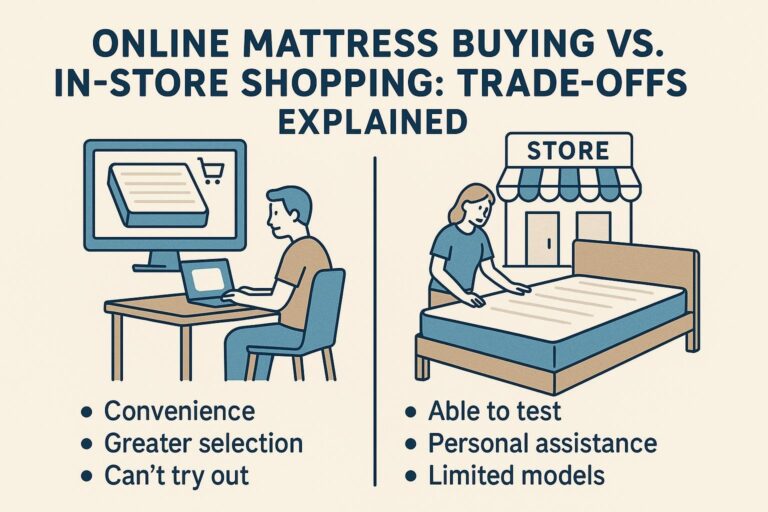 Online Mattress Buying vs In-Store Shopping: Trade-offs Explained